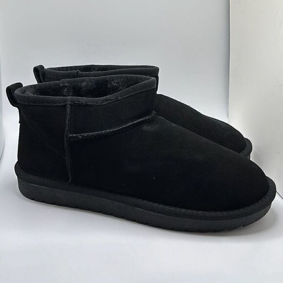 CUSHIONAIRE Women's pull on boot 10 BLACK - Picture 1 of 7